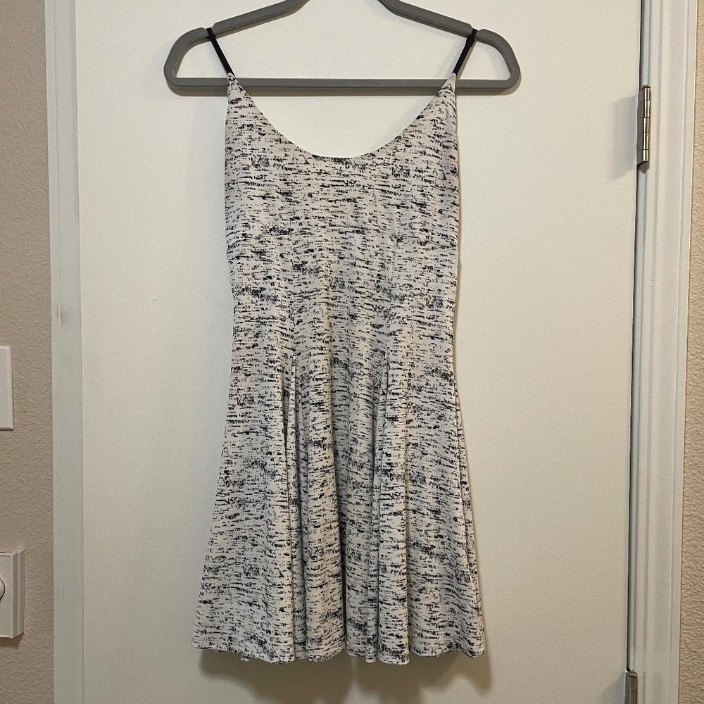 Black and White Pattern Dress